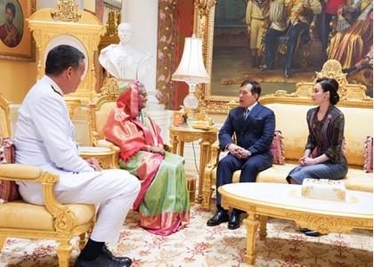 2024–04-26 泰国王伉俪会见孟加拉国总理哈西娜女士